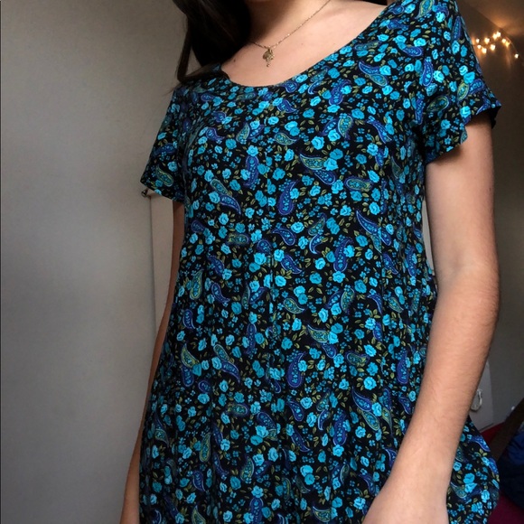 Vintage 80s floral jumpsuit/Romper - Picture 3 of 3